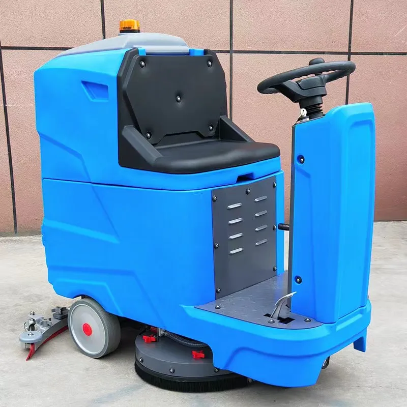 90L Commercial Automatic Floor Cleaning Machine, Electrically Driven Floor Cleaning Machine