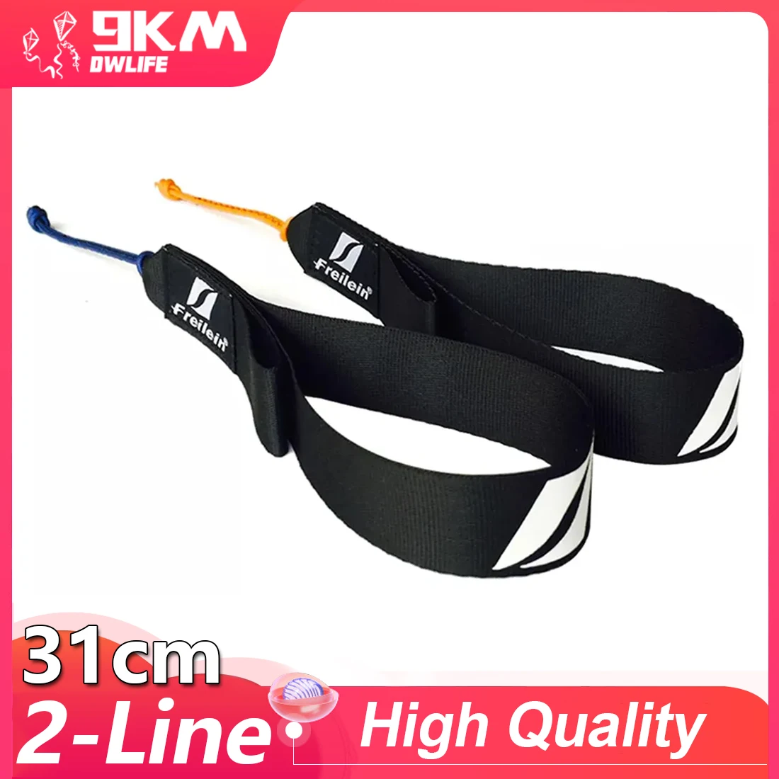 Professional Kite Wrist Strap Pair 31cm High-end Nylon Webbing for Adults Dual Line Stunt Kite Flying Control Tool Newbie Gift