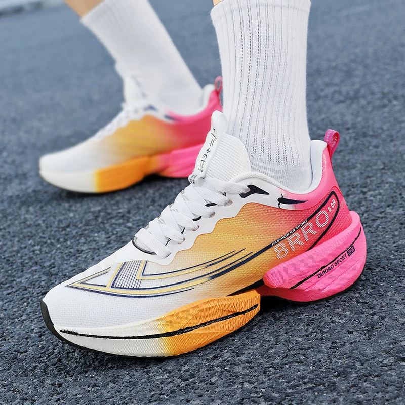 

Outdoor Jogging Sneakers Women Spring Lightweight Cushioned Wear Resistant Breathable Training Shoes