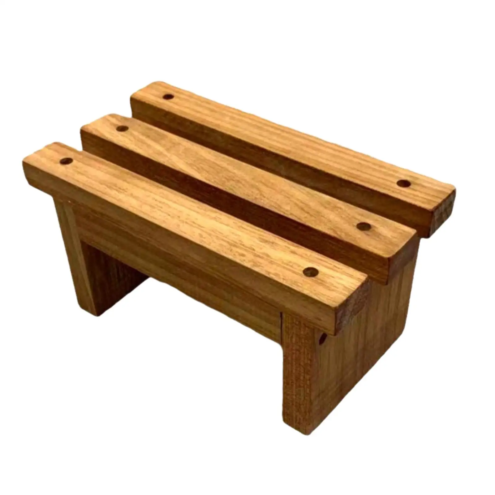 

Wood Step Footstool Bath Leg Rest Bathing Bath Chair Footrest Stool for Pedicure Shop Adults Families Sweat Steam Room Friends