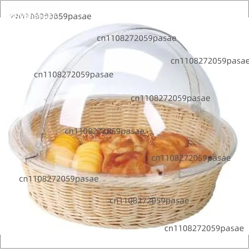 

Commercial Restaurant Basket Food Round Basket for Catering Buffet Server Bread Basket Lid