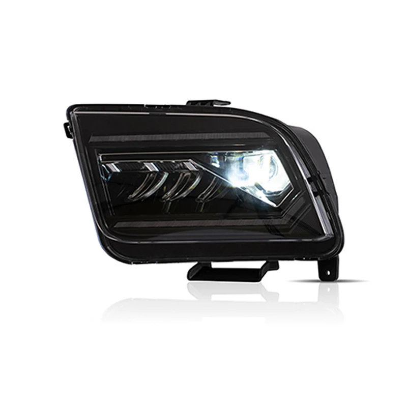 Head Lamp for FORD Mustang LED Headlight 2005-2009 Headlights Mustang DRL Turn Signal High Beam Angel Eye Projector Lens