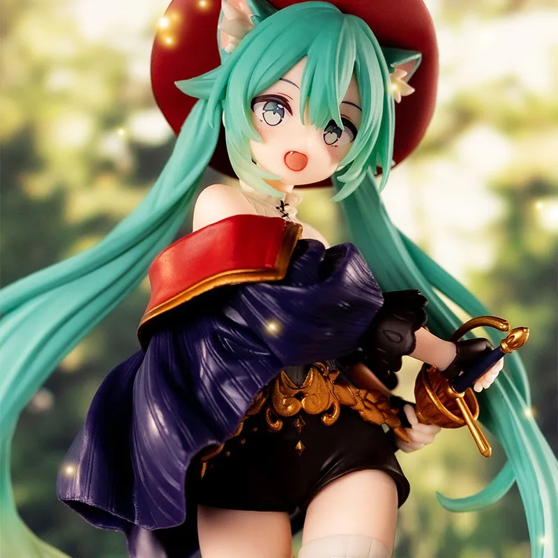 Hatsune Miku Figure Fairy Tale Hatsune Miku Anime Model Desktop Ornament Kawaii Doll Toy Birthday Gift