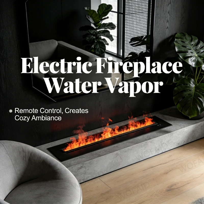 

Eco-Friendly Water Vapor Mist Firebox Fireplace – Zero Carbon Emissions, Humidifies Dry Air Naturally,kamini Electric Fireplace