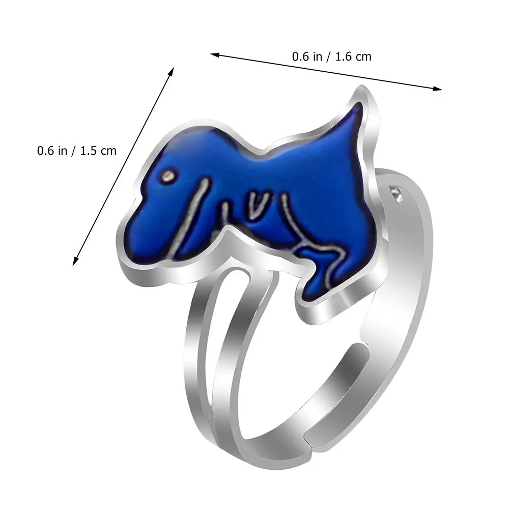 3Pcs Color Change Mood Rings Alloy Finger Rings for Kids Trendy Temperature Sensitive Creative Chic Jewelry Mood Ring