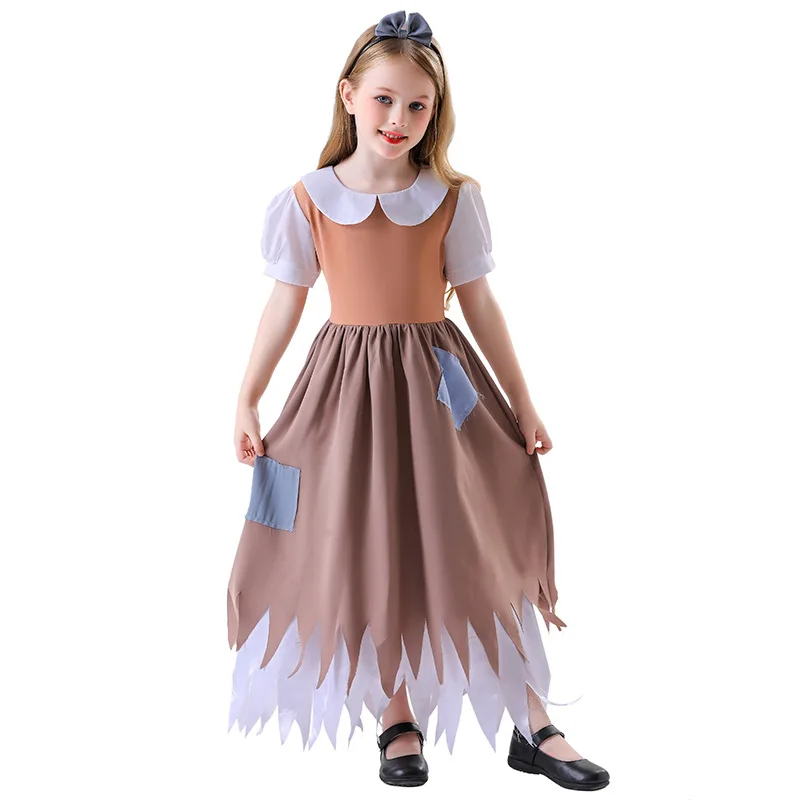 

Children's loween Costume Dr Fairy T Role Play Dr-up Dr Cartoon Cinderella Snow White Princ Dr