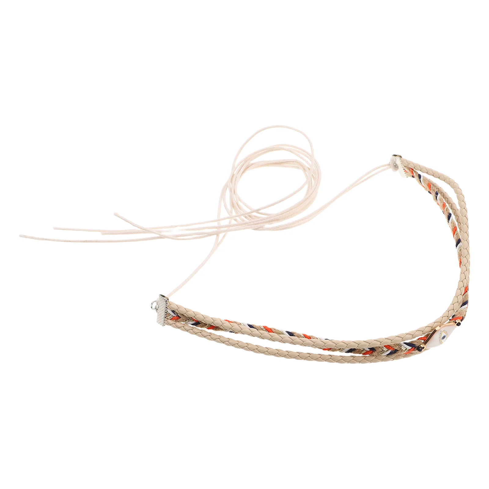 

Boho Ethnic Rope Women Tassels Soft Mesh Waist Chain Hair Band Dress Belt Retro Party Daily Wear Unique Vintage Style Wrap