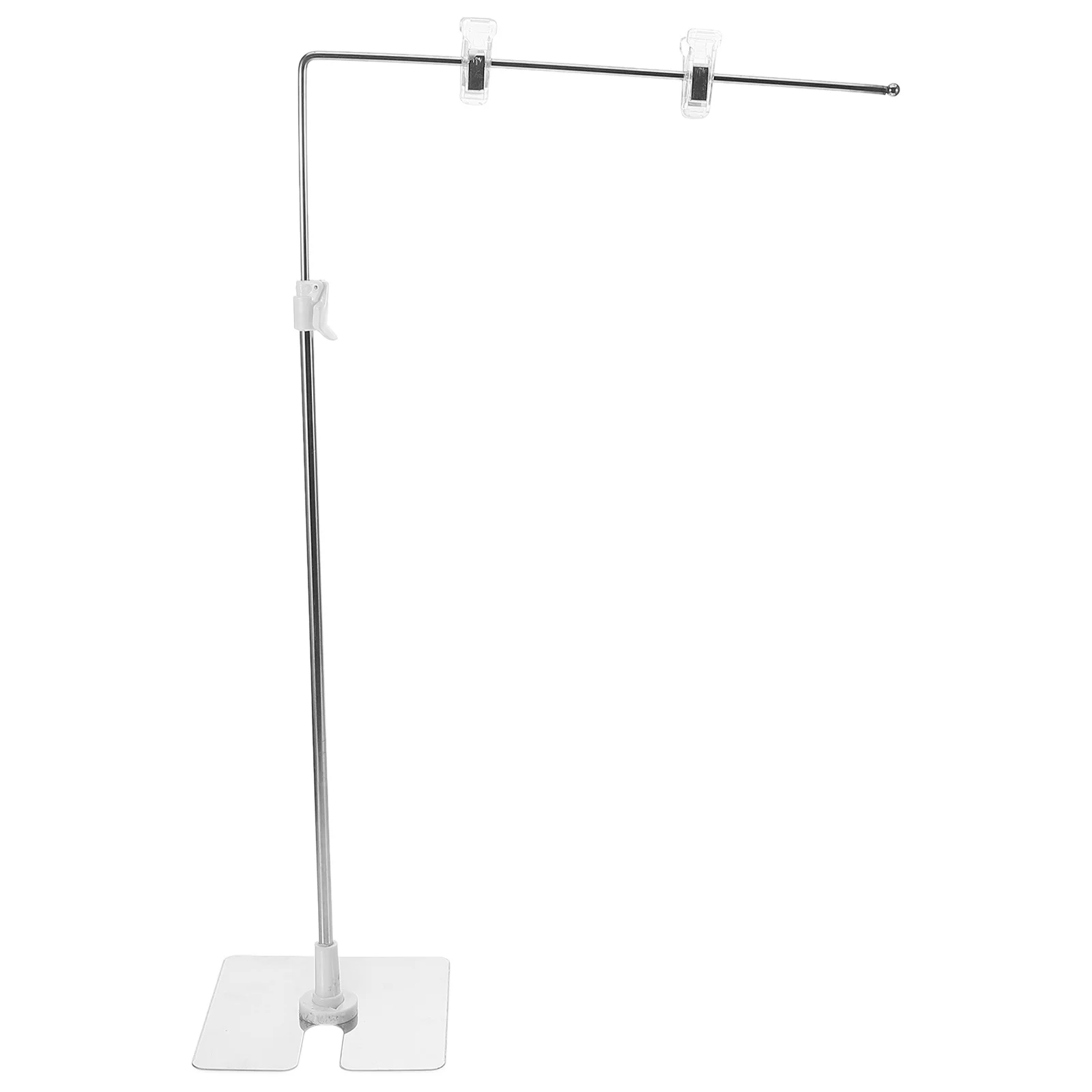 포스터 스탠드 조절 가능한 금속 배너 홀더 데스크탑 디스플레이 랙 슈퍼마켓 커피숍 포스터 디스플레이 스탠드 유리 글로브