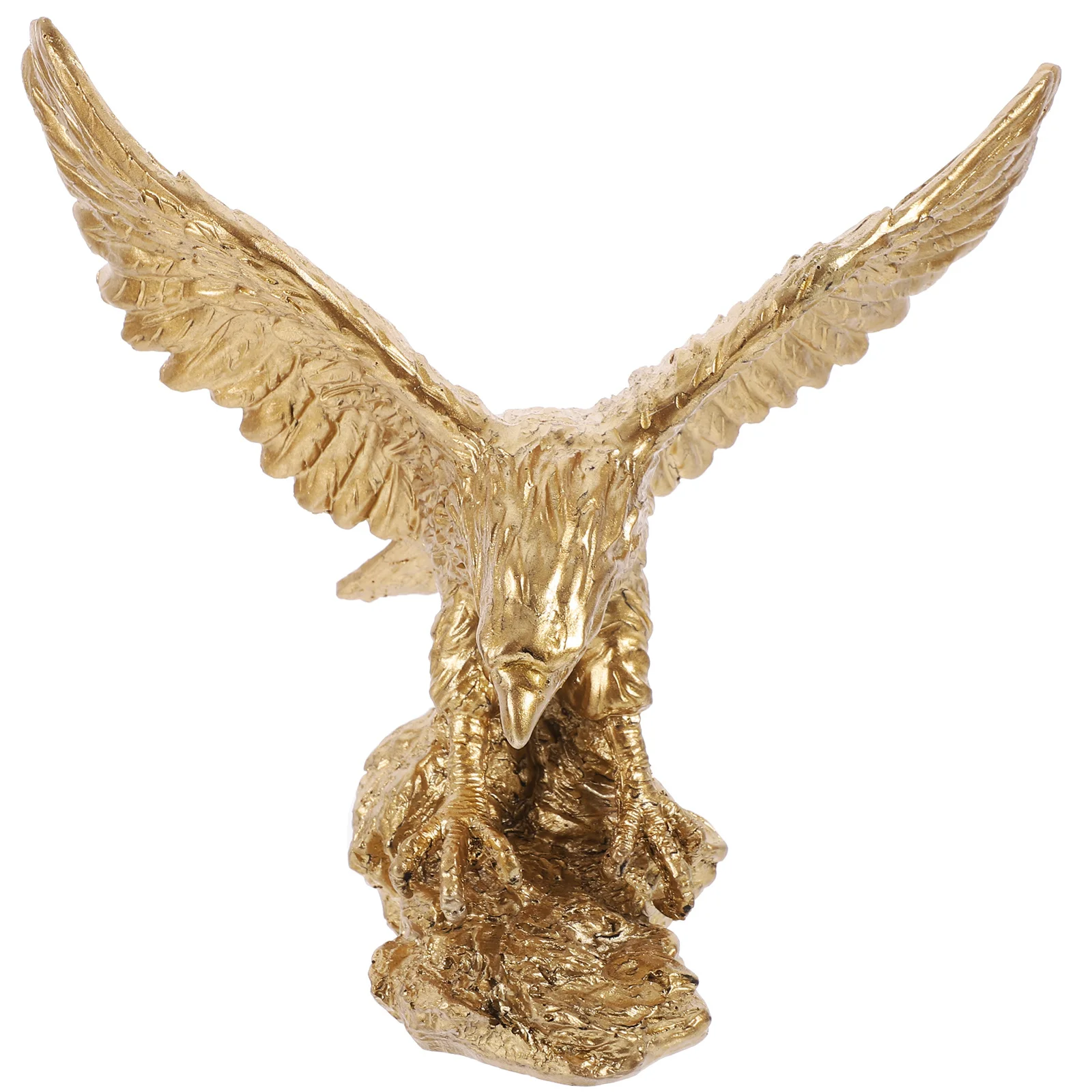 

Realistic Resin Eagle Statue Simulation Eagle Sculpture Indoor Office Desktop Tabletop Home Decor Large Display Ornament