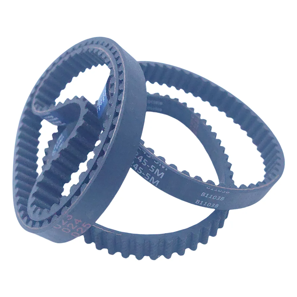 HTD-5M  closed-loop rubber timing belt type 525~640-5M, width 10/15/20/25/30mm  for 3D Printer CNC, High Precision No Splicing