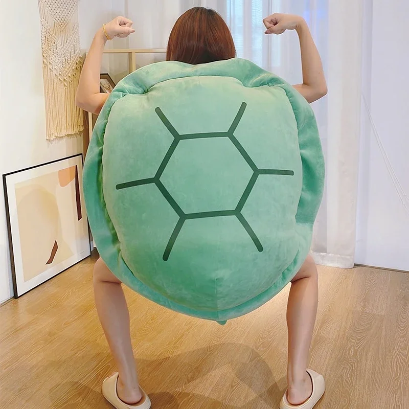 Plush 60-160cm Turtle Shell Toy Funny Cosplay Costume Children Sleeping Bag Super Soft Stuffed Animal Turtle Pillow  Role-playin