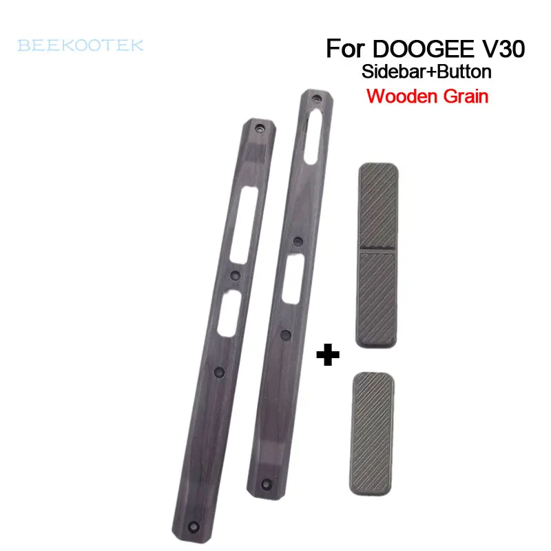 

New Original Doogee V30 Cell Phone Side Plastic Middle Frame Housings Cover Trim Bar Power Volume Control Button For DOOGEE V30