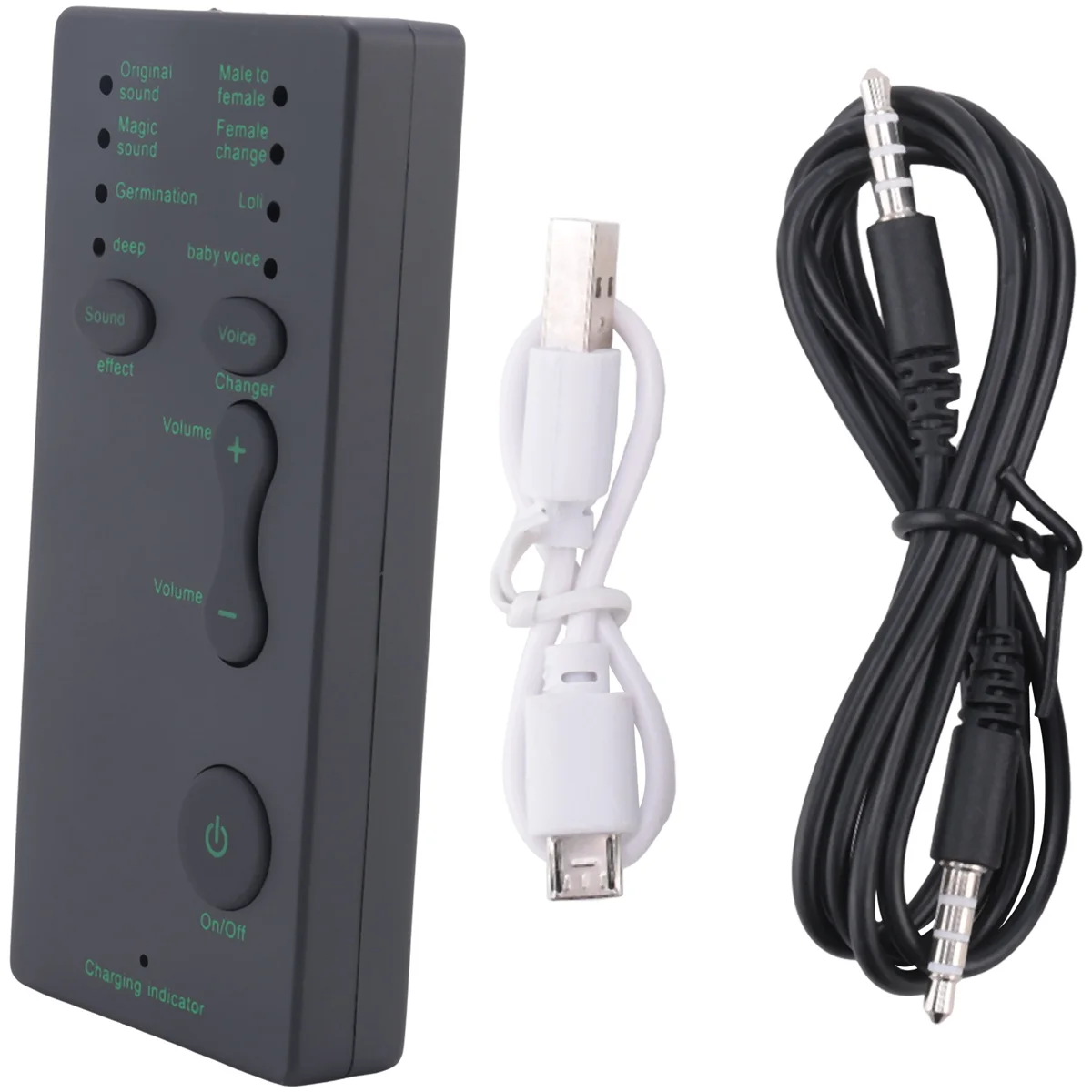 LDFH Disguiser الهاتف ميكروفون مغير الصوت محول 8 أوضاع تغيير الصوت لعبة PUBG MIC