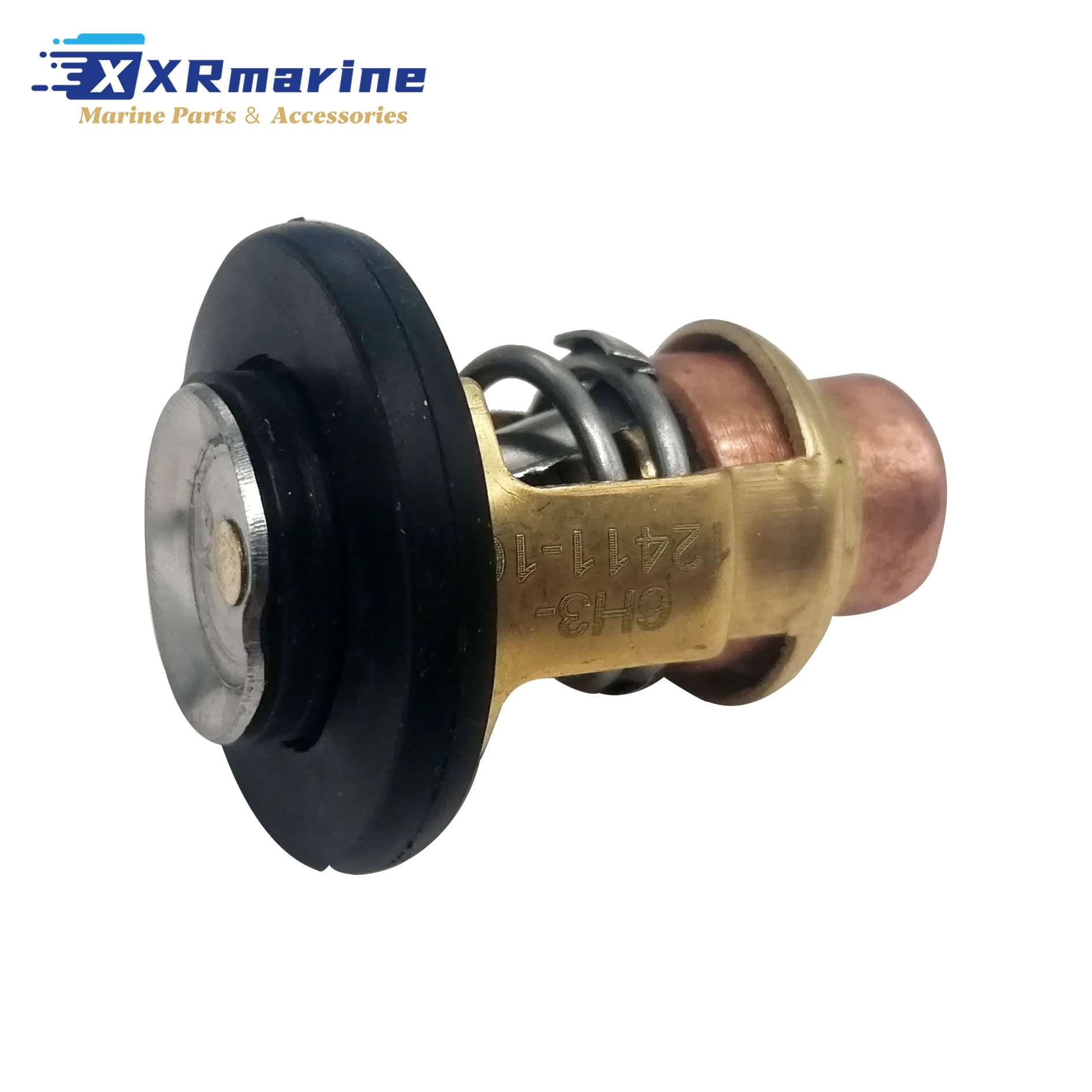 122°F Thermostat 6H3-12411-00 Fits for Yamaha 2-Stroke 60HP 70HP C60 C70 Outboard Motors 6H3-12411-01 6H3-12411-10 18-3622
