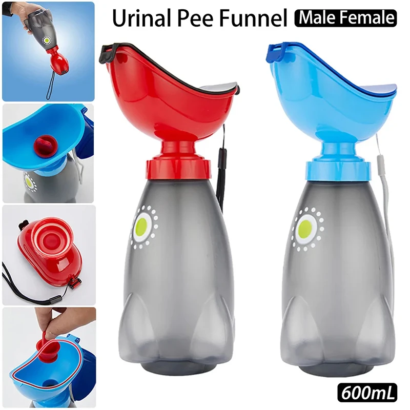 Portable Toilet Car Children\'s Urinary Kettle Men and Female Babies Leak-proof Toilet 600ml Outdoor Travel Urgent Urine Bag