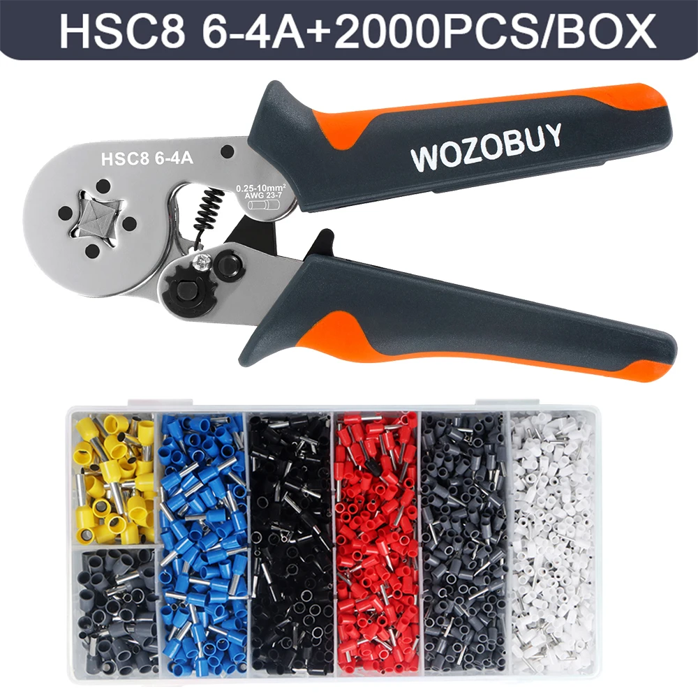 Beentje Krimptang HSC8 6-4/6-6 Elektrische Crimper Tang Voor Draad End Crimp Buis Terminals elektrische Circuit Reparatie