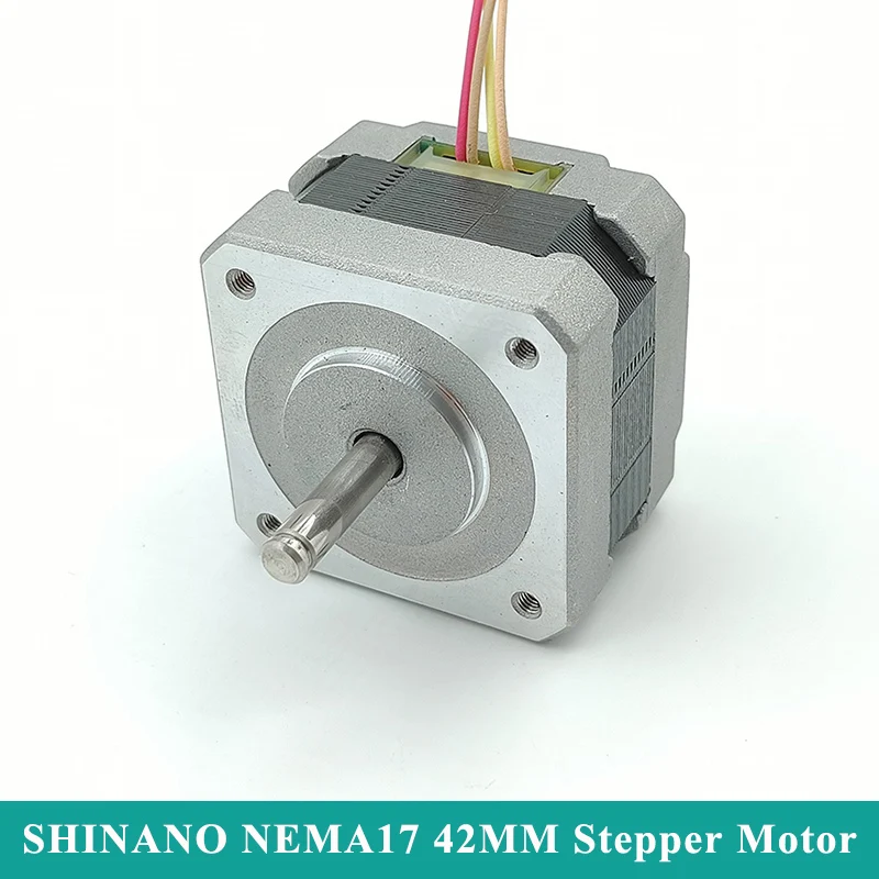 

SHINANO NEMA17 42MM Stepper Motor 2-Phase 4-Wire Stepping Motor 1.8 Degree for 3D Printer CNC Cutting Carving Engraving Machine