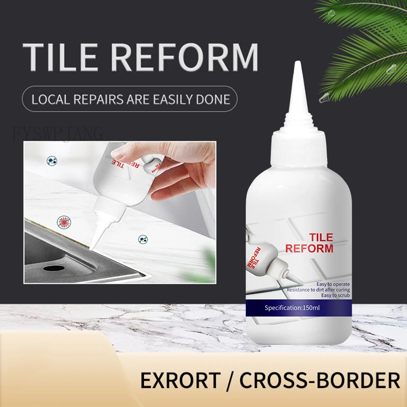 Water-Based Tile Grout, Waterproof And Mildew-Proof Grout For Repairing Cracks, Special Grout For Tiles.