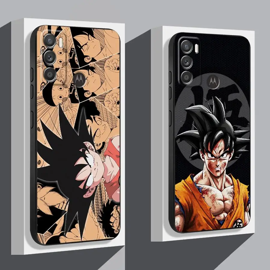 Case for Motorola Moto Edge 20 Pro 30 Lite G60 G32 G53 G30 G71 G72 G60s G51 G73 G52 G50 G22 Edge40 Soft Shell G31 Dragons Balls view 3