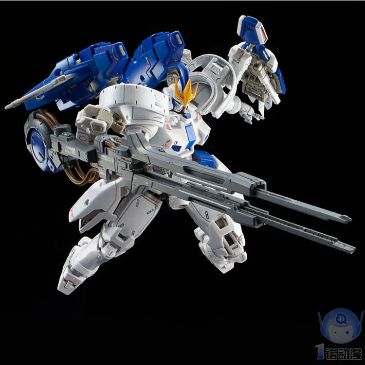 BANDAI Original Anime W Model PB RG 1/144 TALLGEESE 3 III EW Transformation Robot Assemble Model Action Figures