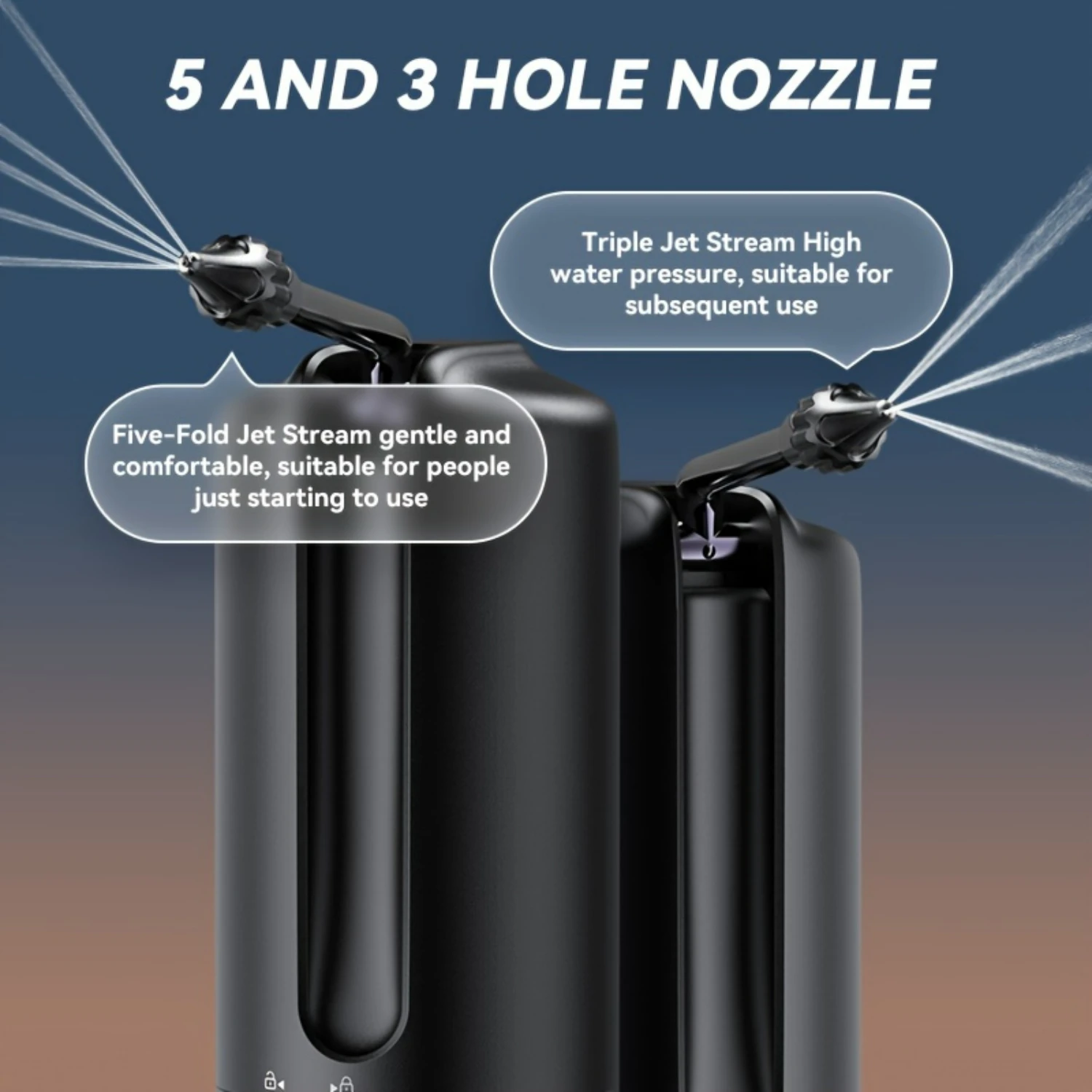 مجموعة أدوات تصفية شمع الأذن المحمولة عالية الكفاءة - نظام ري الأذن الآمن والفعال - مجموعة تنظيف الأذن بأربعة أوضاع للبالغين