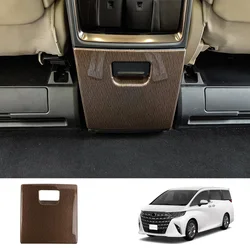 For Toyota Alphard Vellfire 40 Series 2023 2024 interior accessories ABS wood Rear seat handle panle strip back Handshake trim