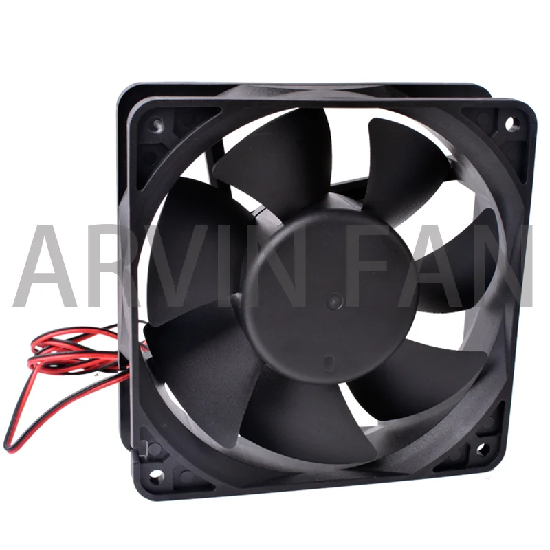 Grande Ventilador do Inversor do Volume de Ar, Duas Linhas Duplo Ball Bearing Fan, JSF12038HB, 12038, 120x120x38mm, 120mm, 24V, 0.45A