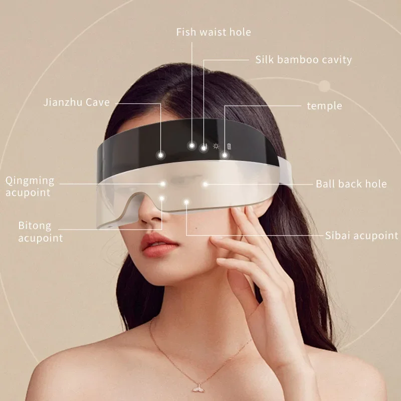 포인트 투 포인트 침술 나노 스프레이 눈 스팀 마사지기 타이머 조절 건조한 눈 마사지 미스트 및 가열 장비