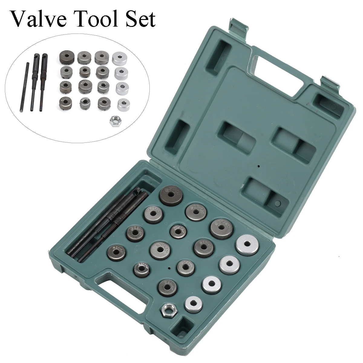 Carbide Valve Grinding Wheel Valve Seat Cutter Reamer Head Toolholder Kit for Motorcycle Engine Valve Seat Repair