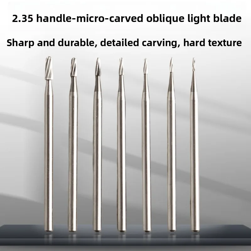 2.35m Tungsten Carbide Engraving Bits / Dental Hand piece Burrs / Micro Carving Tool / Round Tip / for Olive Nut Wood Sculpting
