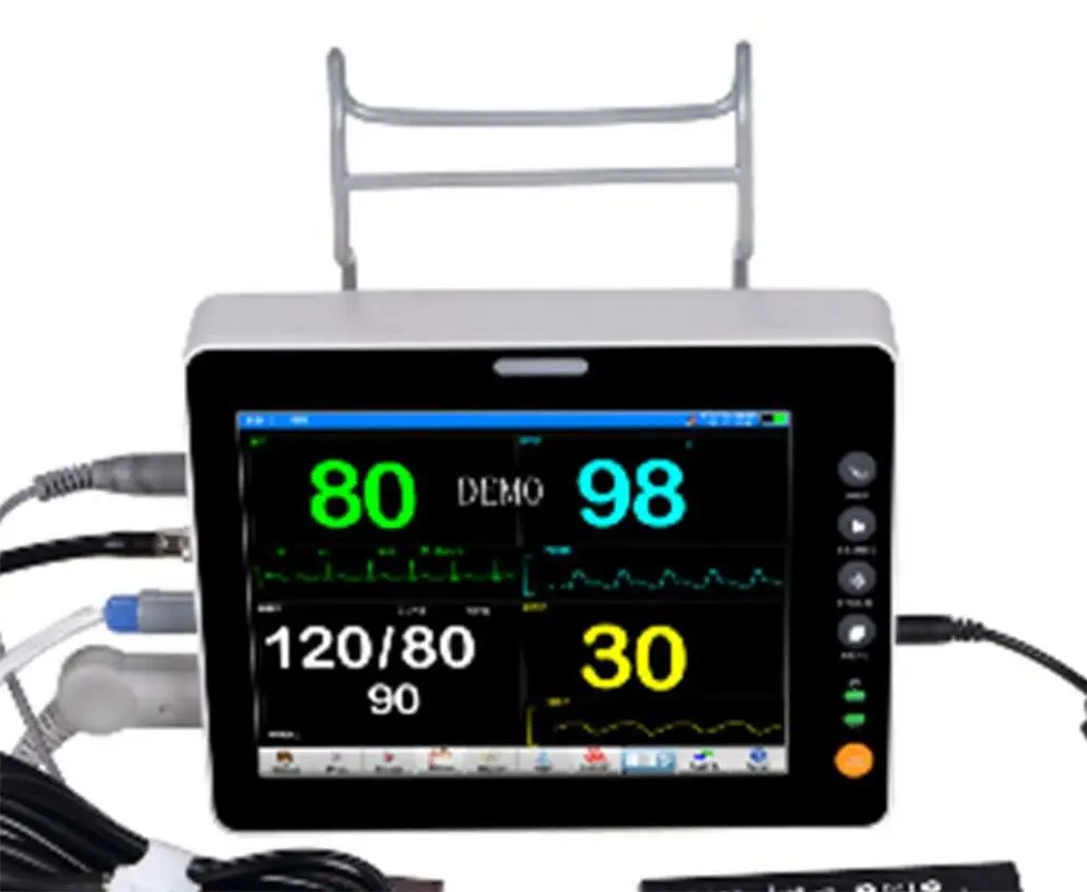 

Portable Veterinary ECG Monitor with Rechargeable Battery for Animal Critical Care and Surgery