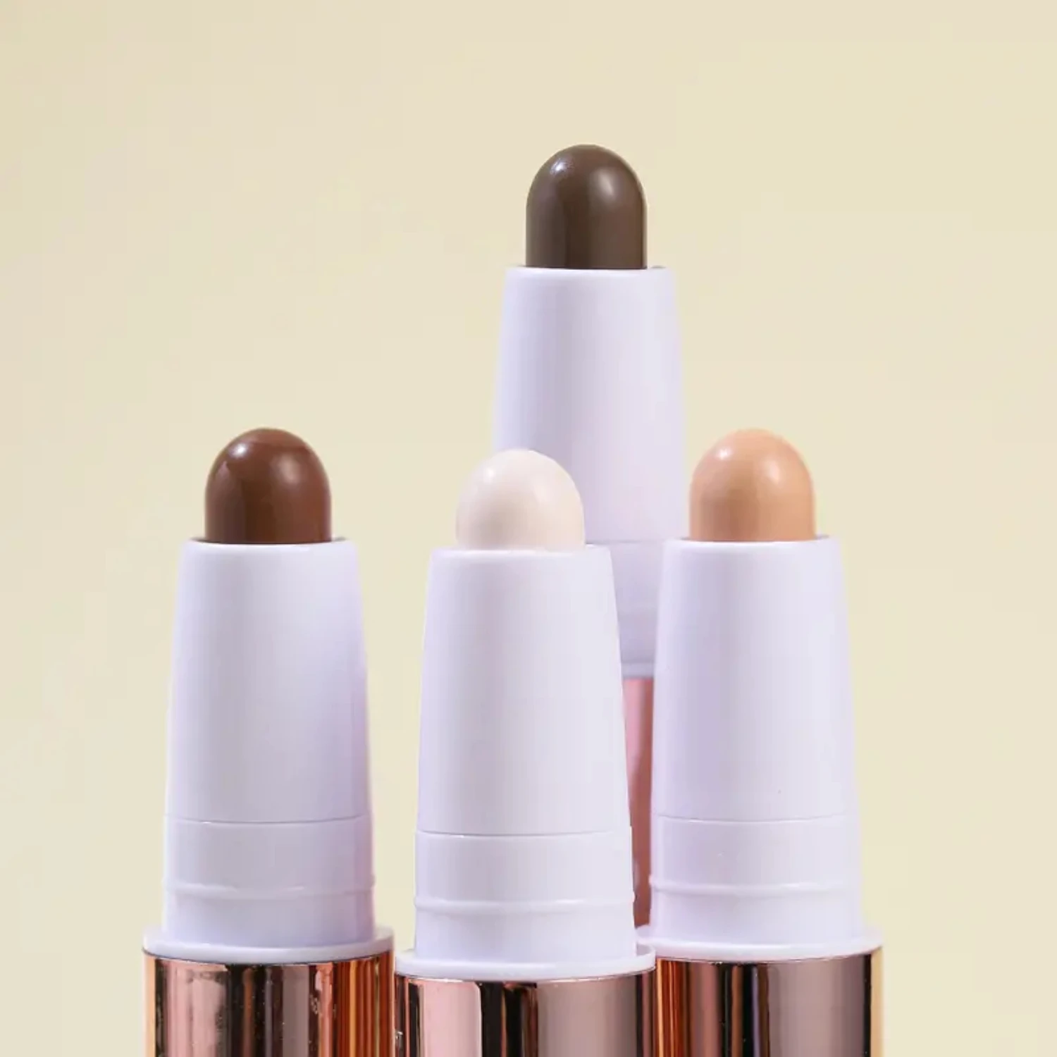 Exquisiter Dual-End-Konturstift, luxuriöser Augengrundierung, strahlender Textmarker, makelloser Concealer