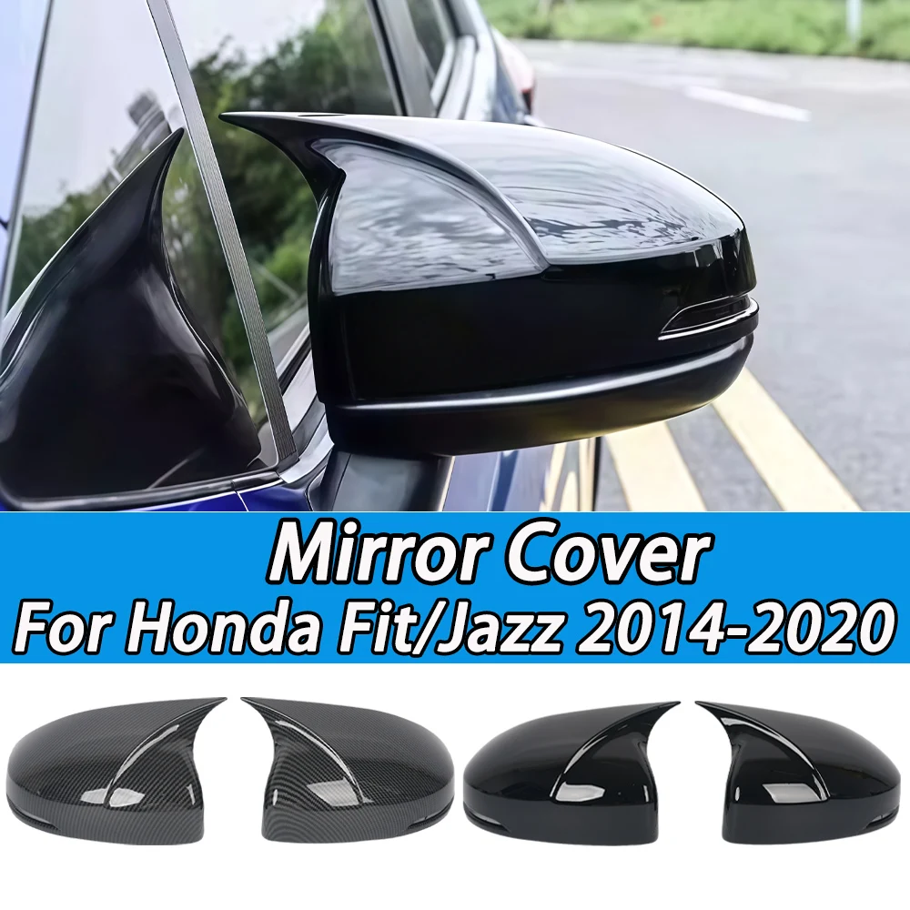

Для Honda Fit Jazz 2014-2020 (2015, 2016, 2017, 2018, 2019) — накладка на корпус бокового зеркала заднего вида из АБС-пластика, внешняя отделка двери