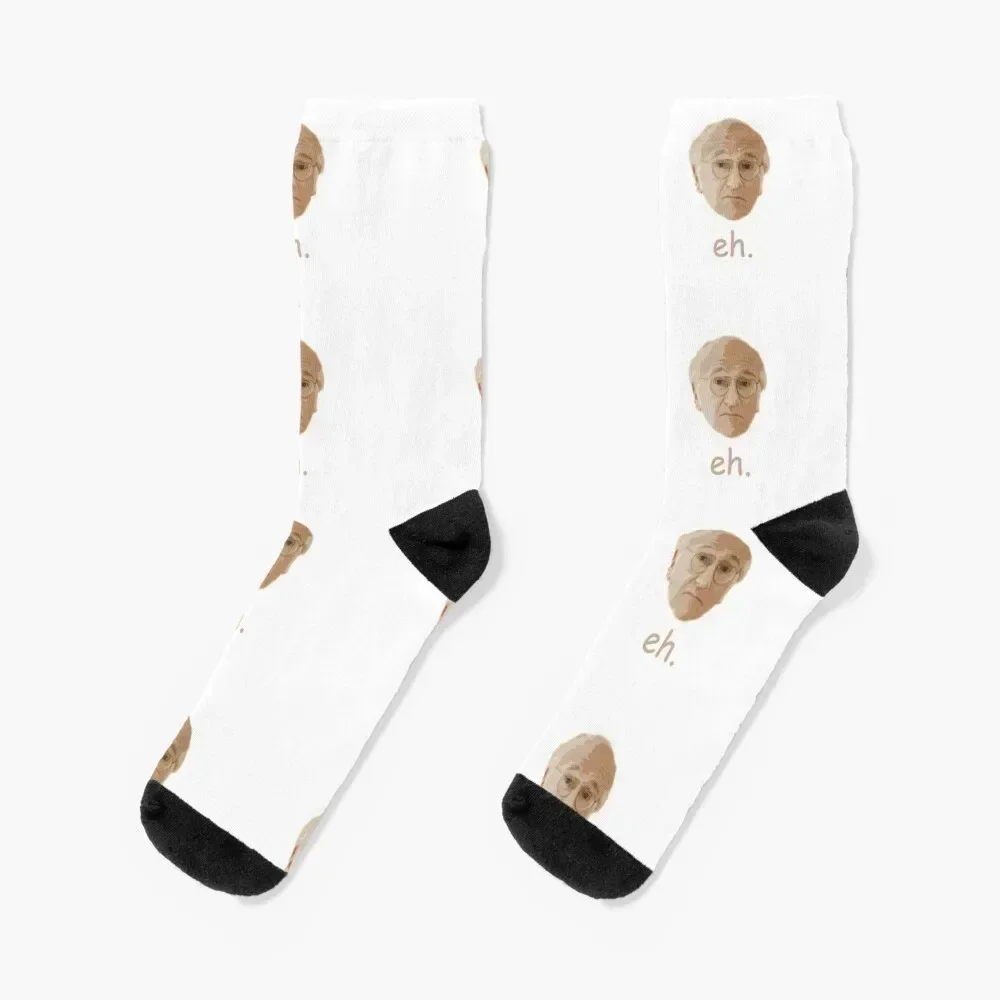 

Larry David "Eh." Socks Stockings compression valentine gift ideas Christmas Luxury Woman Socks Men's