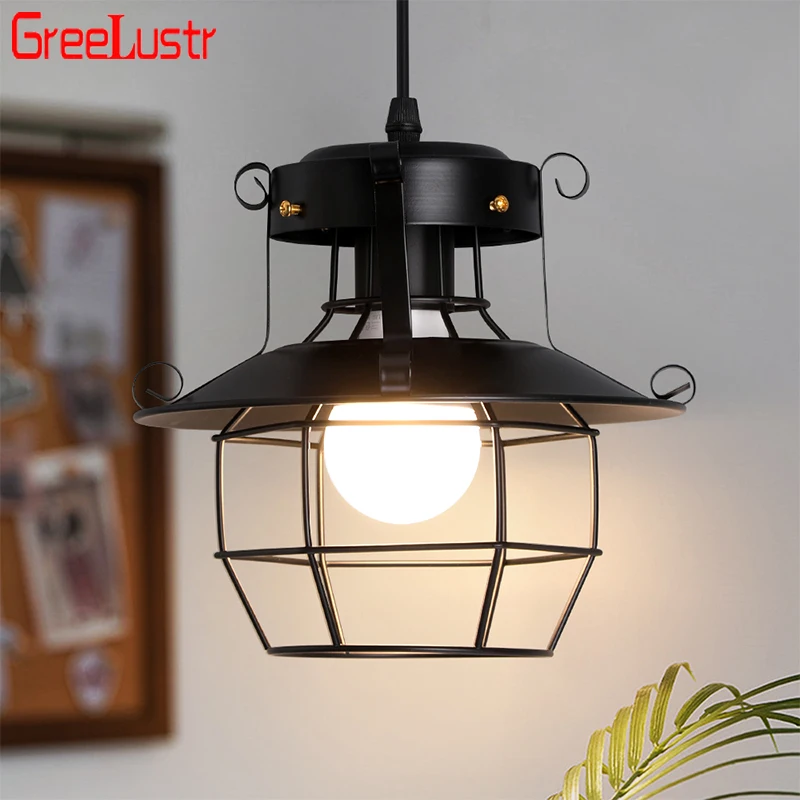 

Iron Vintage Pendant Lights Bedroom Home Decor Small Chandelier for Dining Room Ceiling Lamp Metal Modern Fixtures Adjustable