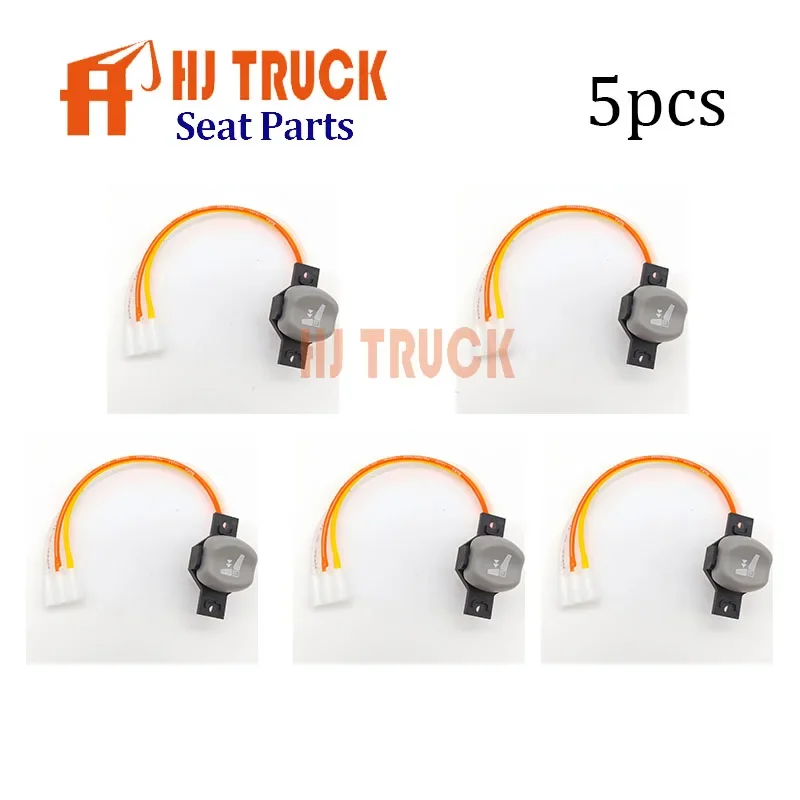 

5PCS Seat Valve for Iveco Seat Regulation Control Switch Left hand drive 42538395 42568875 81623406127 for isri seat spare parts