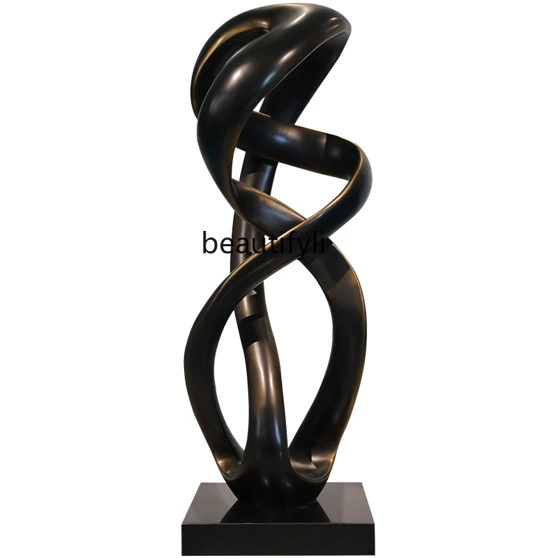 

Sculpture ornaments Abstract fiberglass hotel lobby Large floor-to-ceiling handicrafts Creative soft decoration