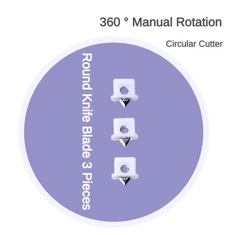 Circular Paper Cutter Scrapbook Cards DIY Round Cutting Knife 360 Rotary Circle Cutter Hole Punch Office Supplies Stationary