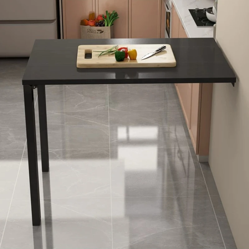 Fold Down Wall Desk for Apartment Space Saving Floating Table Office Concealed Study Table Minimalist Wall Mounted Kitchen Desk