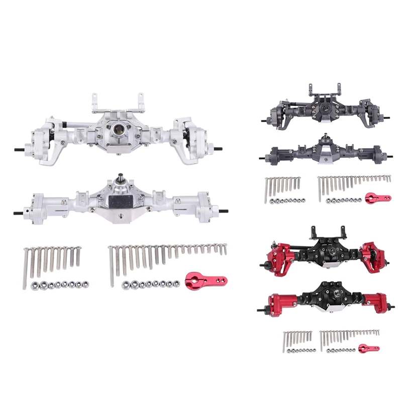 

CNC Anodized Front And Rear Portal Axle For 1/10 RC Crawler Car Axial SCX10 II 90046 RC4WD D90 RGT 86100 Redcat GEN8