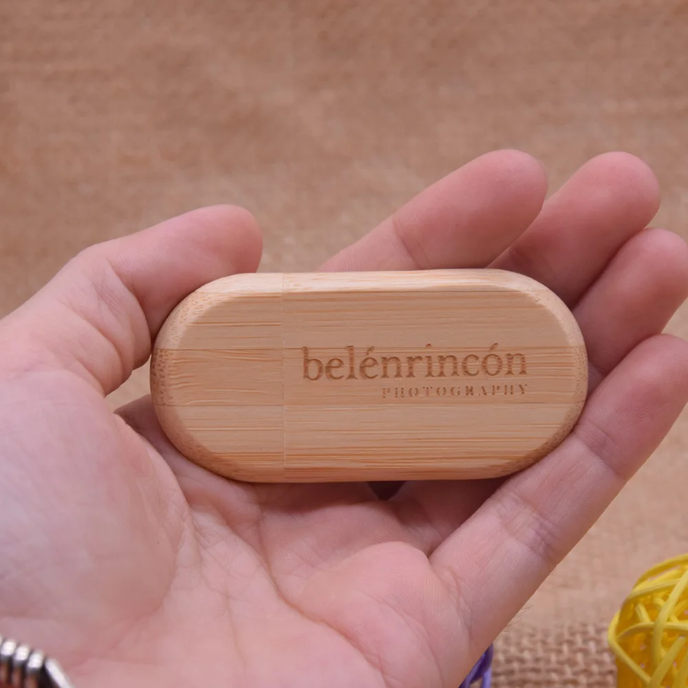 Imagem -05 - Bambu de Madeira Usb Flash Drive Chaveiro Livre Pendrive u Disk Logotipo Personalizado u Disk 2.0 4gb 8gb 16gb 32gb 64gb 30 Pcs