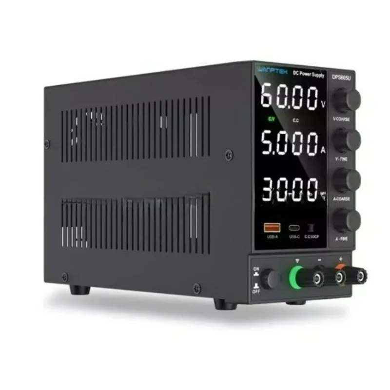 Solid Test Adjustable DC Regulated Power Supply Ammeter 30v60v5A, Notebook Mobile Phone Maintenance Power Supply