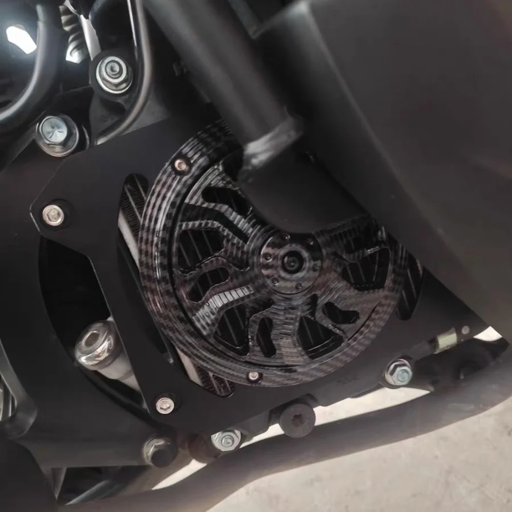 Radiator Guard, Fan Cover & Cooling Fan Shield Modified Parts for Haojue UHR150 / UFR150 Motorcycle