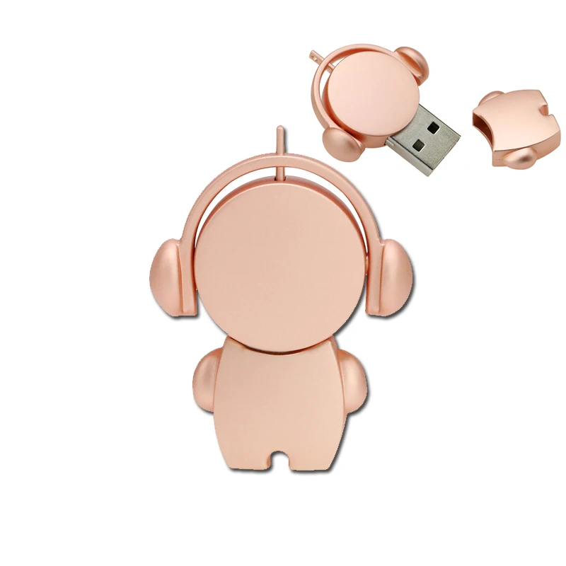 금속 음악 남자 USB 플래시 드라이브 64 기가 바이트 펜 드라이브 32 기가 바이트 PenDrive 메모리 USB 스틱 128 기가 바이트 플래시 디스크 4 기가 바이트 8 기가 바이트 16 기가 바이트 선물 무료 배송