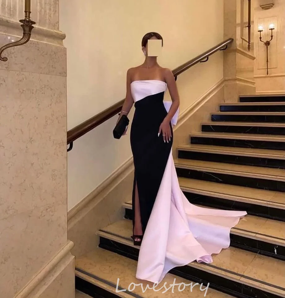 Lovestory Simple Purple Evening Dresses off Shoulder Formal Occasion Gown Prom Dress For Ramadan 2024 vestidos de noche