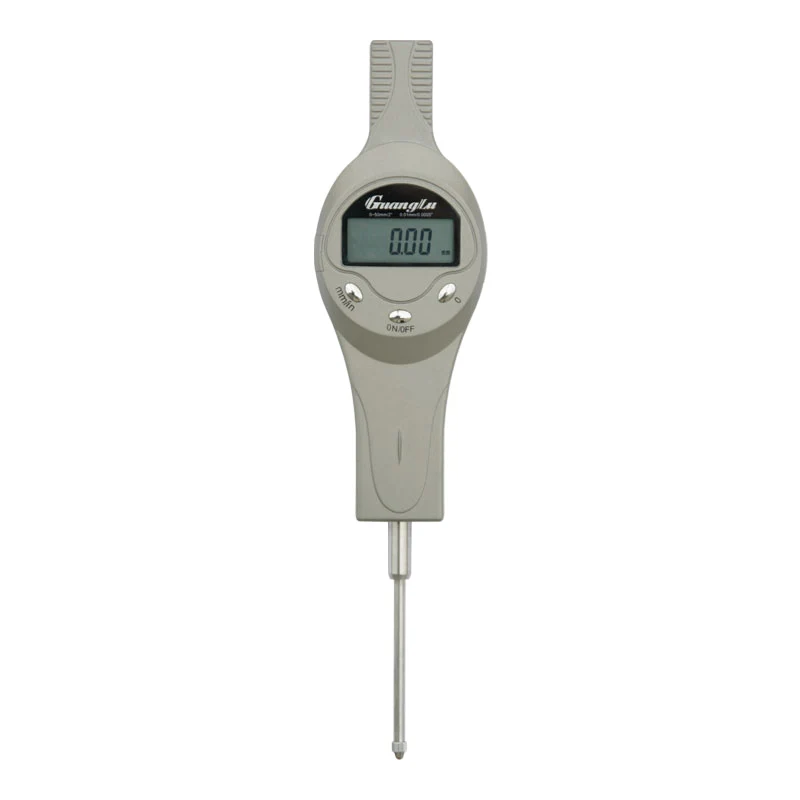 Guanglu 0-50mm Digital Indicator Gauge 0.01mm High-Precision ABS Material 1 Year Warranty