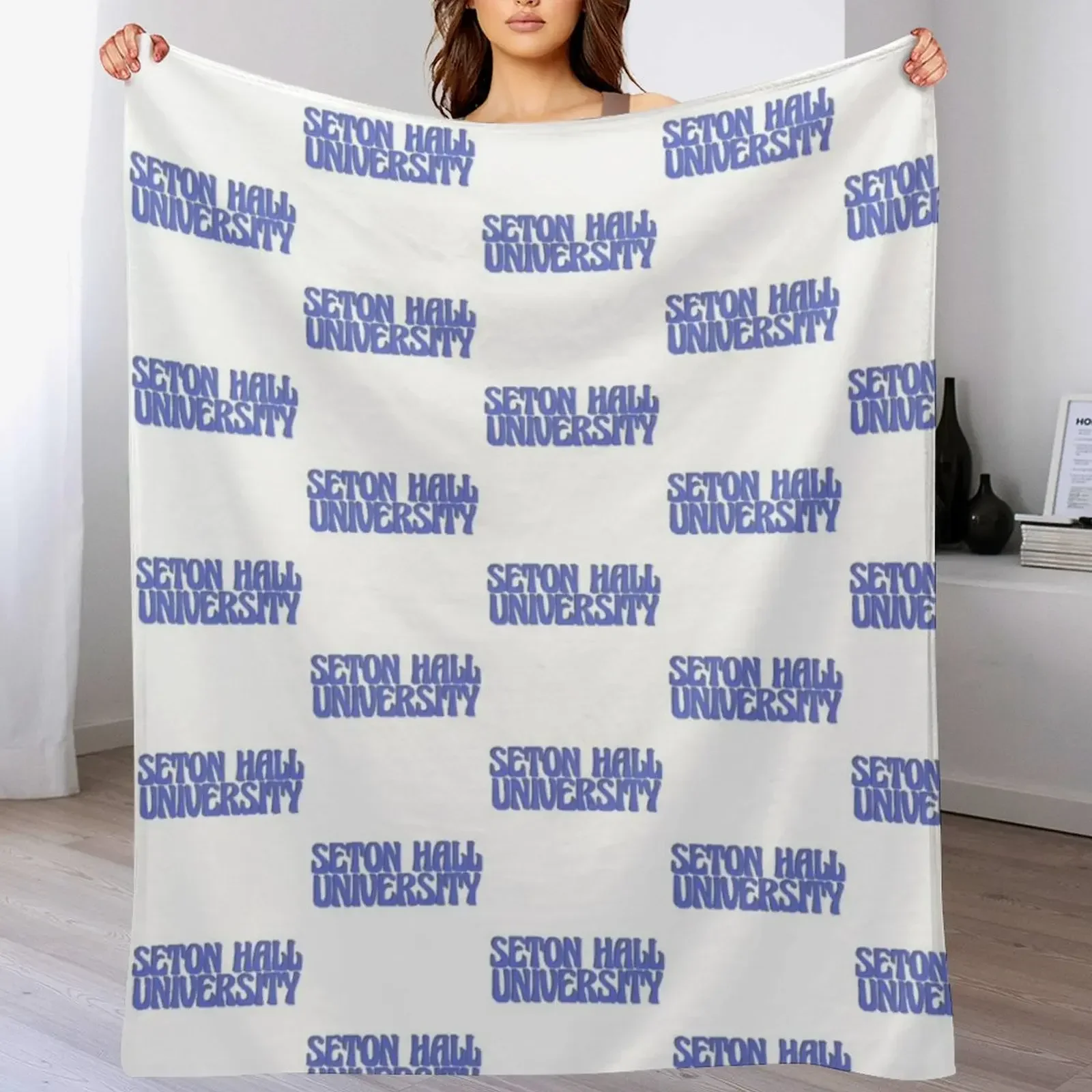 

Seton Hall University Throw Blanket Soft Home Decor Blanket for Couch Bedroom