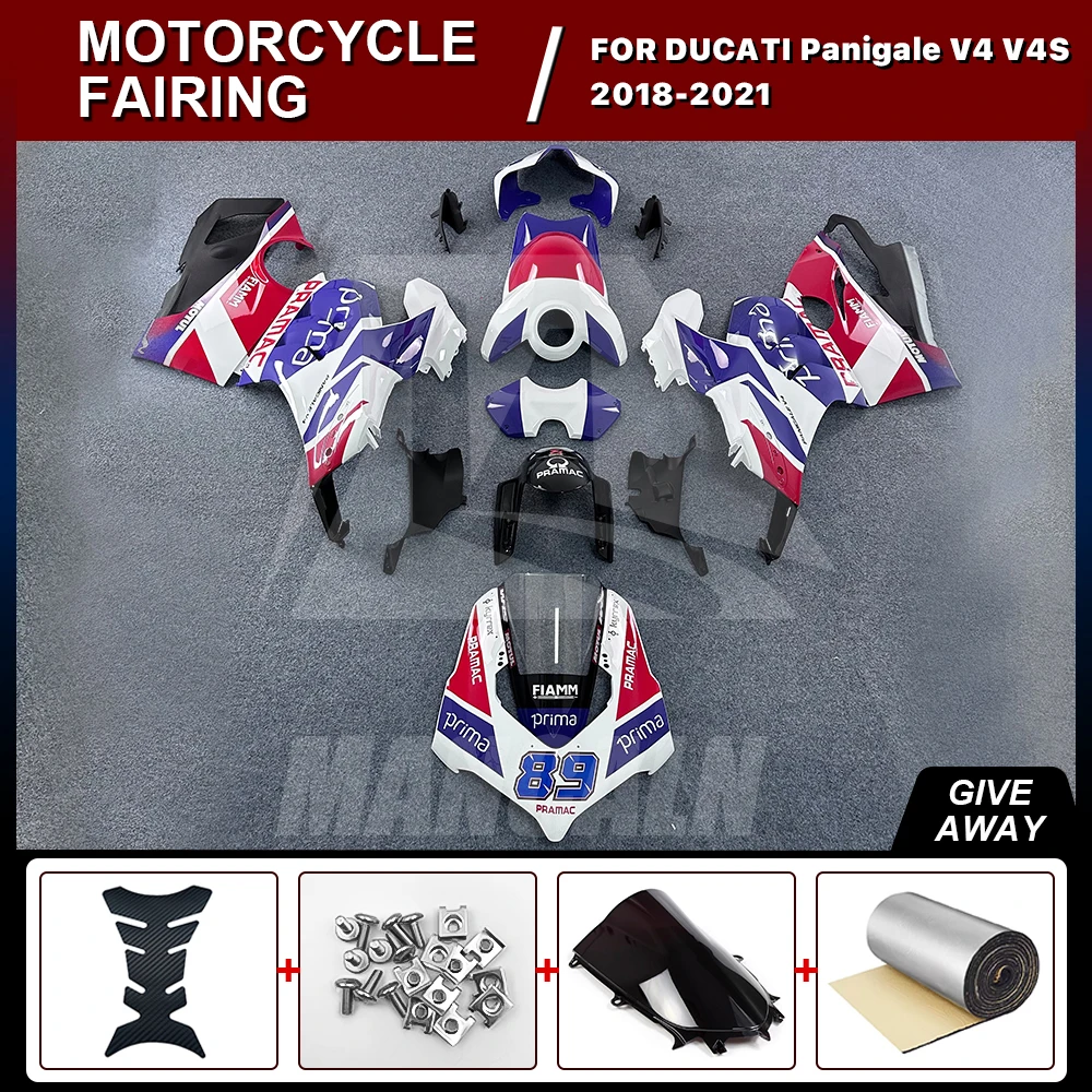 

New style Motorcycle fairings kit GP full Injection for DUCATI Panigale V4 V4S V4R 2018-2021 High Quality ABS Body Kit with wing