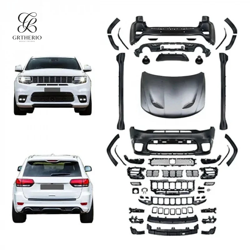 

Комплект для переоборудования Grand Cherokee 14-20 SRT: передний и задний бамперы, капот, боковые пороги, обвес кузова