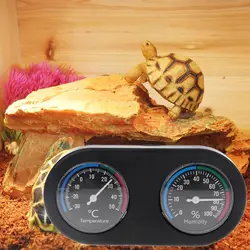 Reptiles Thermometer Hygrometer Dial Thermometer Hygrometer for Lizard Habitat